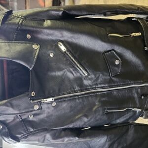 Men's Black Leather Jacket